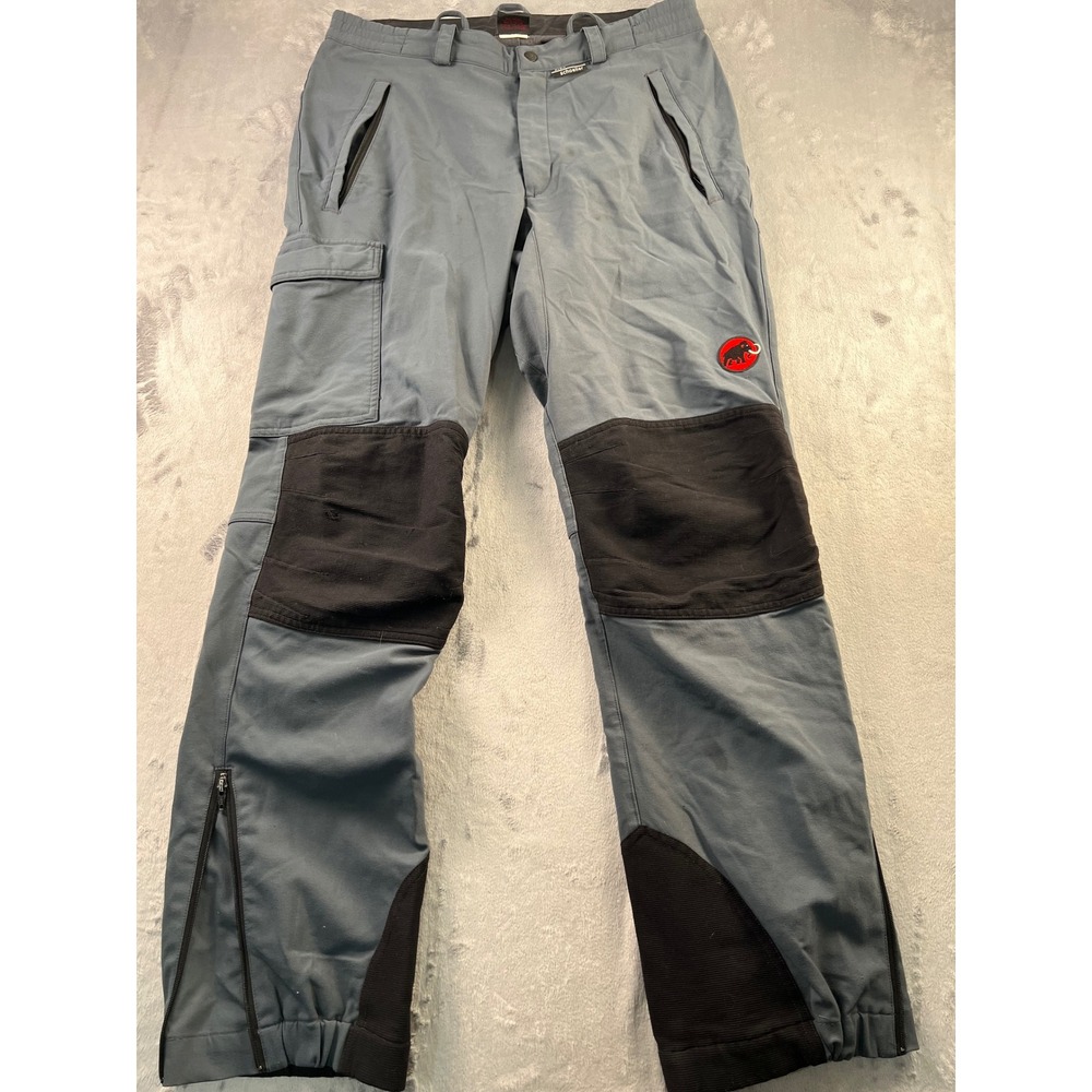 Mammut Schoeller Dryskin Hiking Pants Gray Technical Outdoor Trousers Size 24
